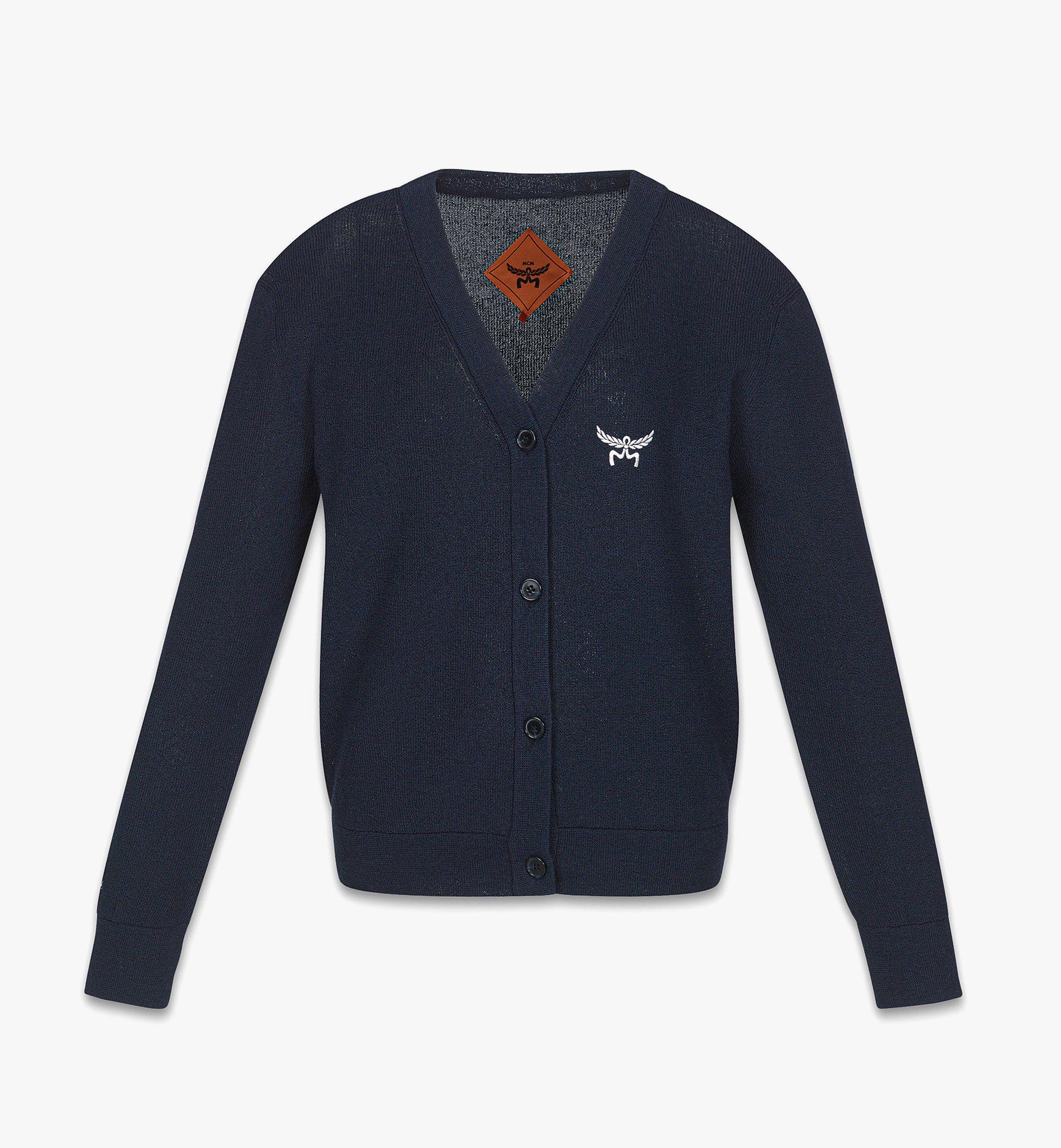 Logo Embroidery Knit Cardigan 1